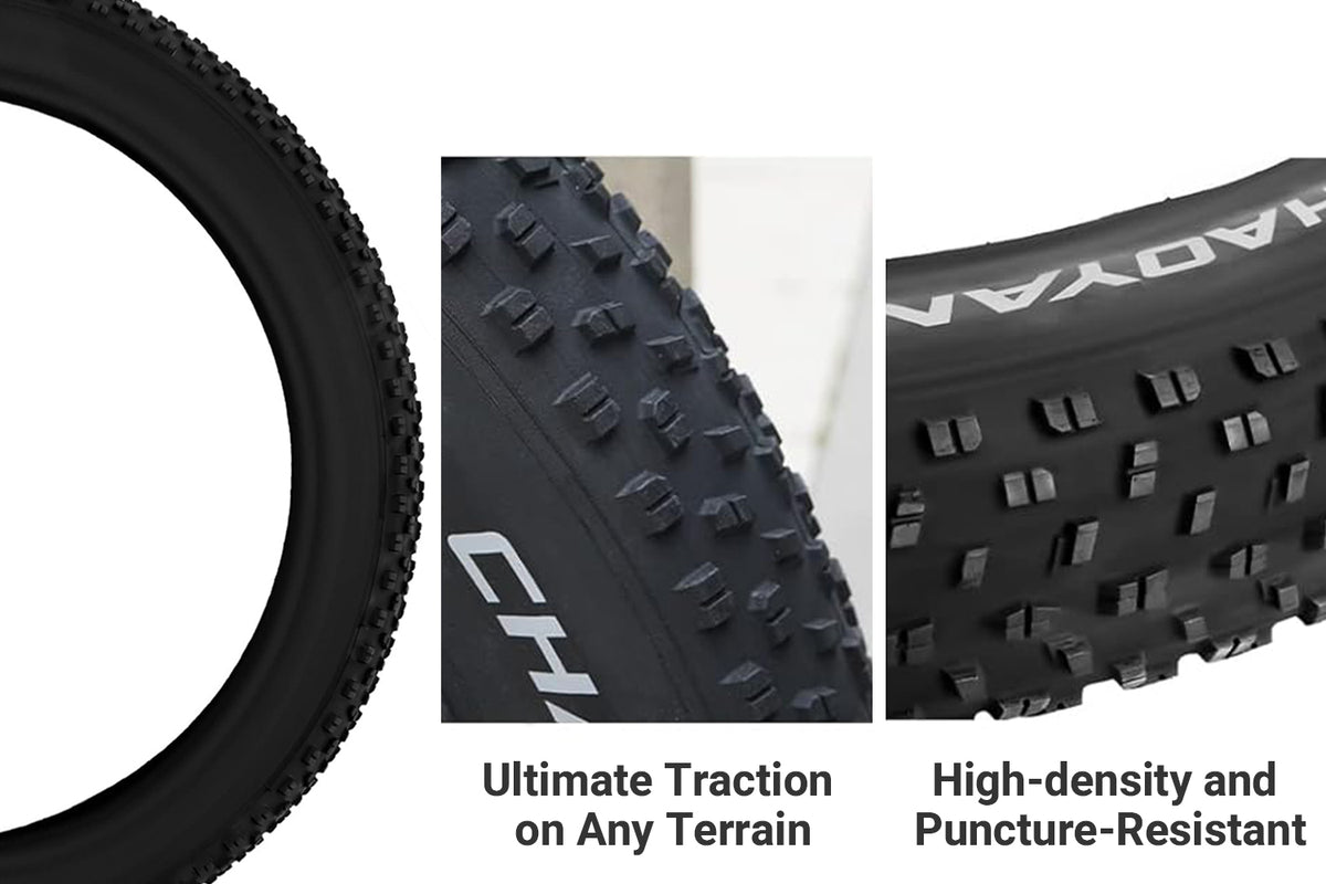 HAOQI TerraGlide 26''x4'' Durable Mountain Bike Tire