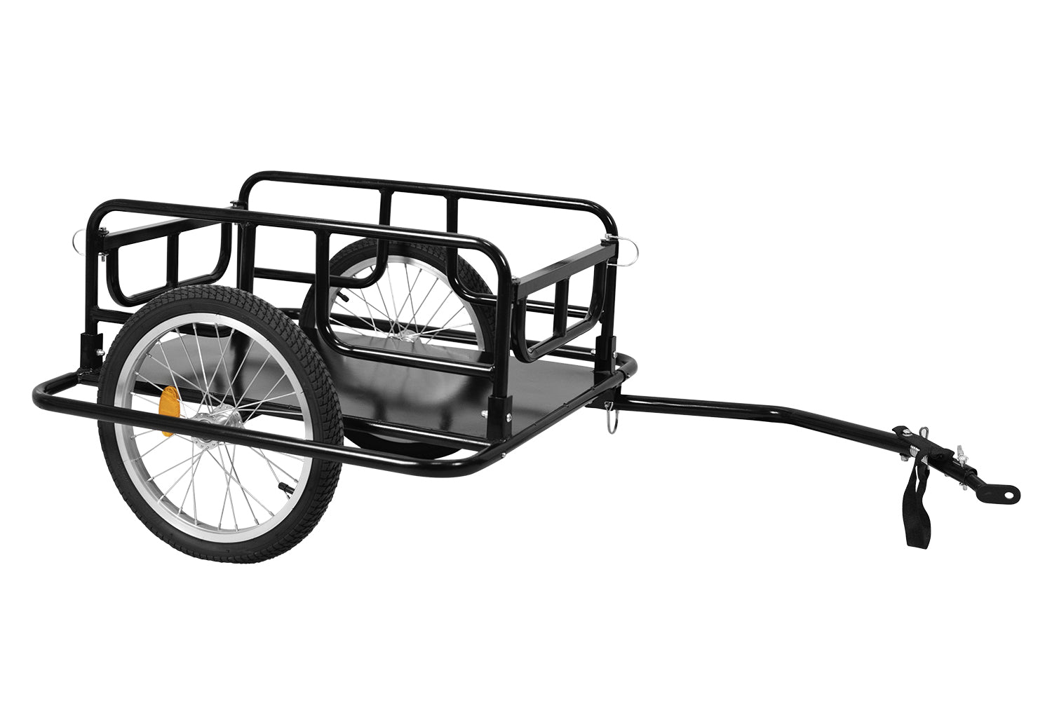 electric push trailer for bicycle HAOQI Foldable Ebike Cargo Trailer
