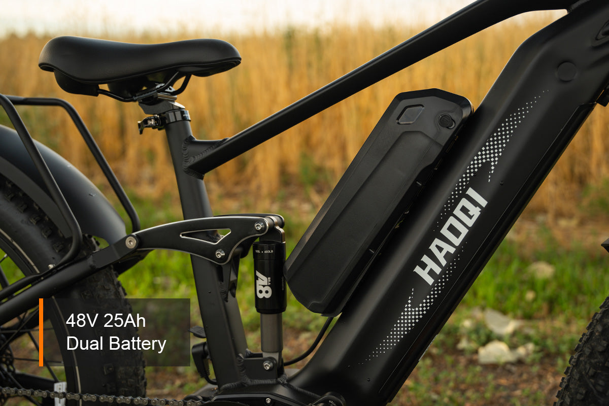 HAOQI Cheetah Full Suspension Electric Bike (UL Certified)