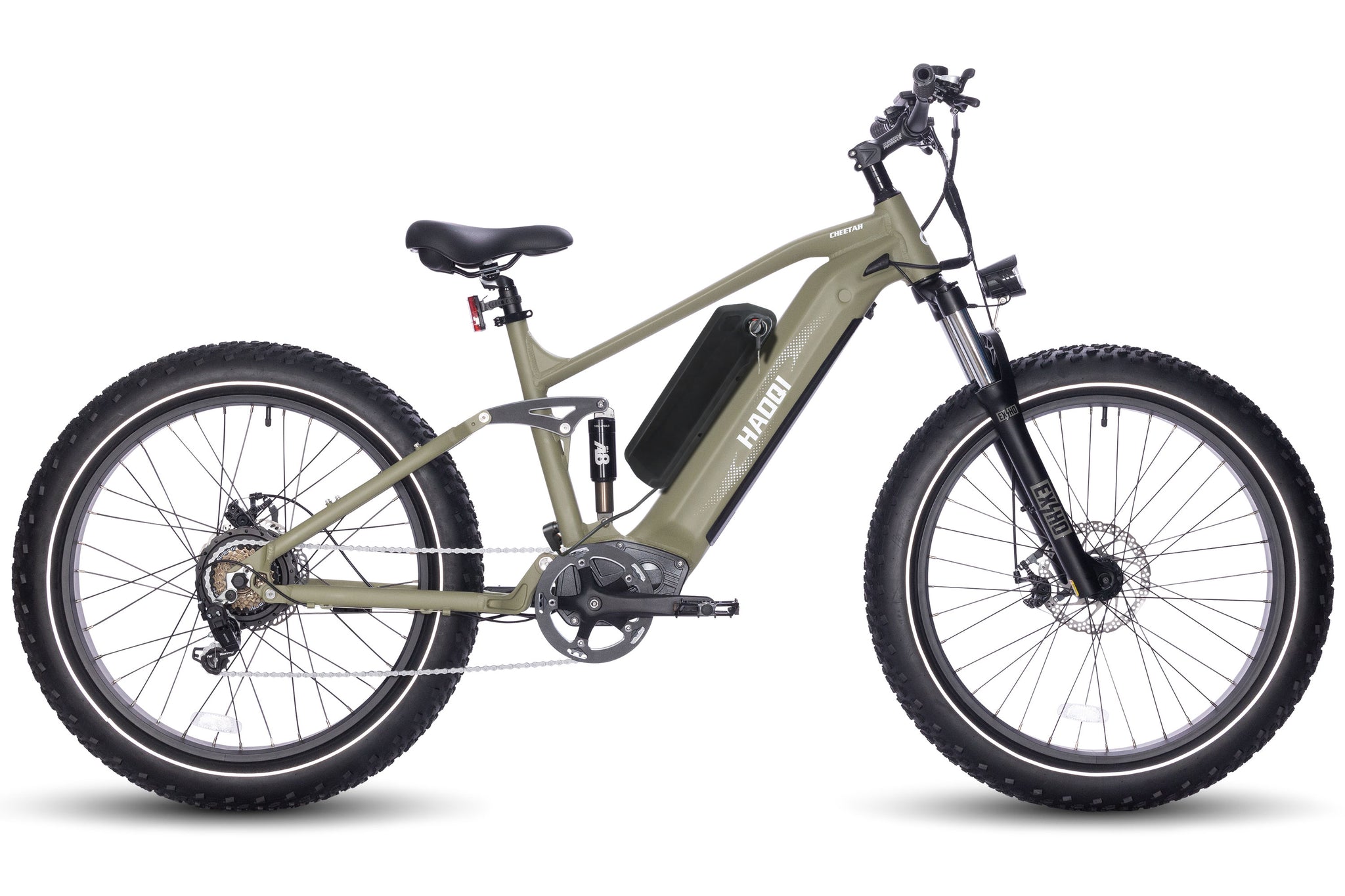 Cheetah Dual Battery Full Suspension Ebike HAOQI EBIKE