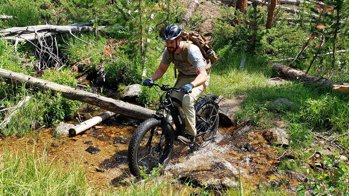Fat Tire Perfect for Riding in All Terrain- HAOQI Ebike