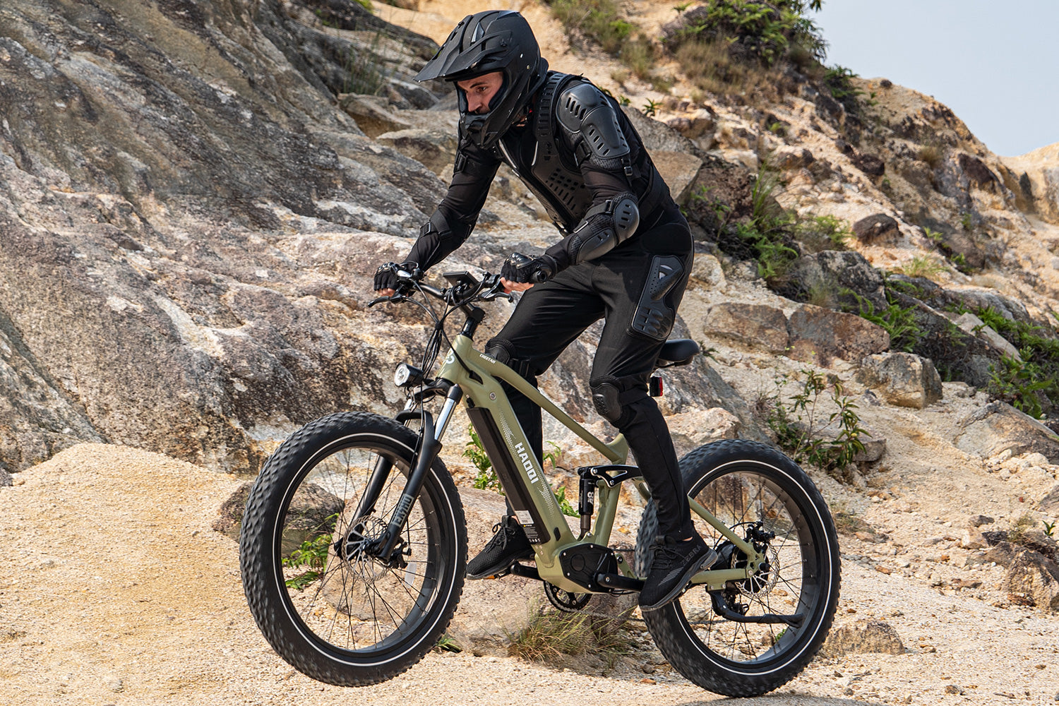 HAOQI Cheetah Full Suspension Electric Bike (UL Certified) [electric bike] [HAOQI ebike]