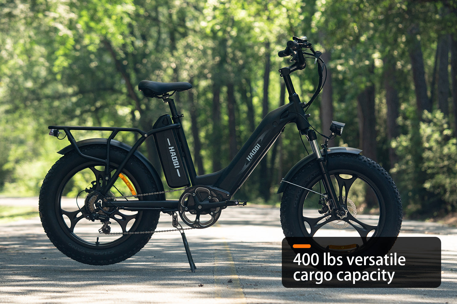 HAOQI Antelope 500W Cargo Electric Bike (UL Certified) [electric bike] [HAOQI ebike]