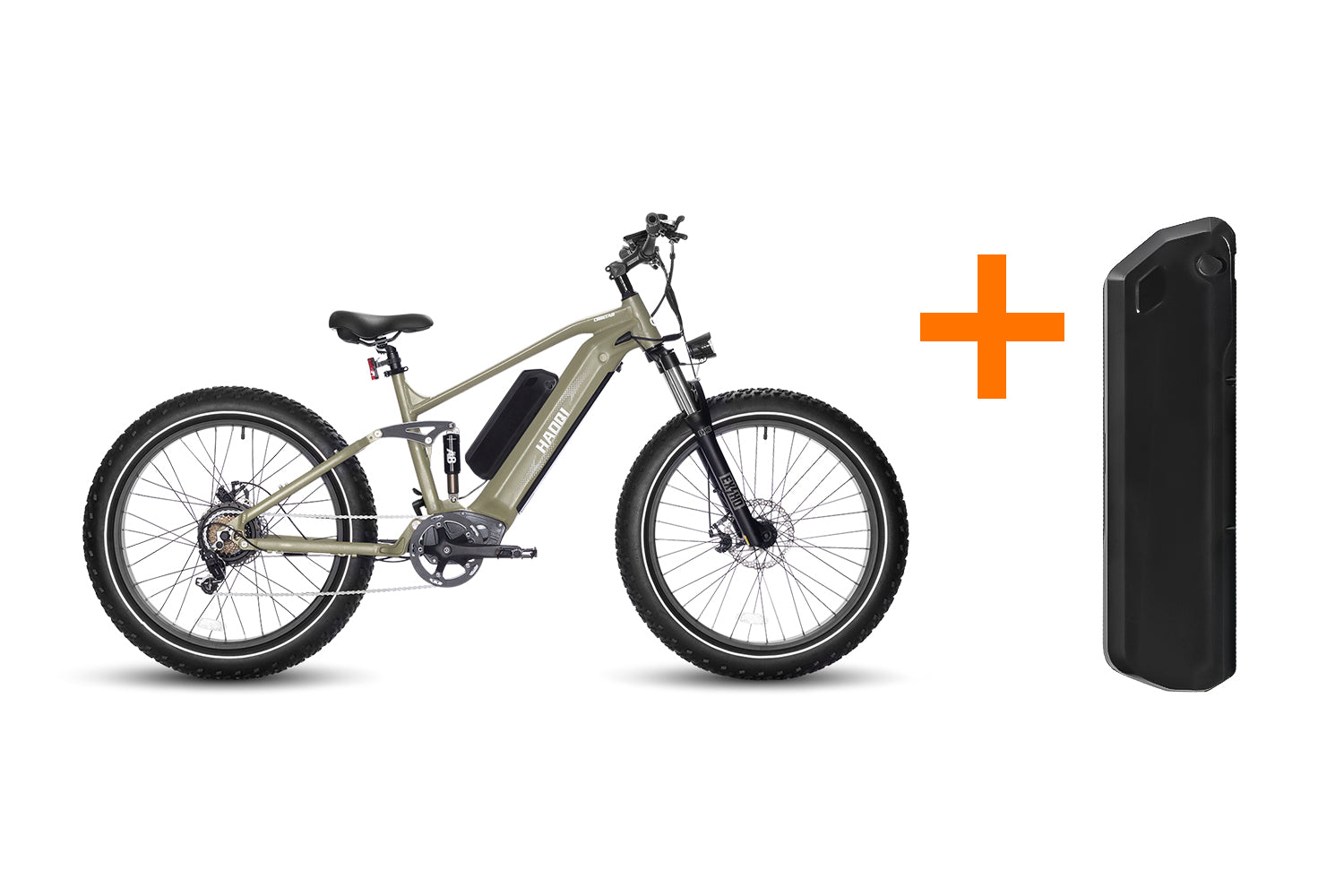 HAOQI Cheetah Full Suspension Electric Bike (UL Certified)