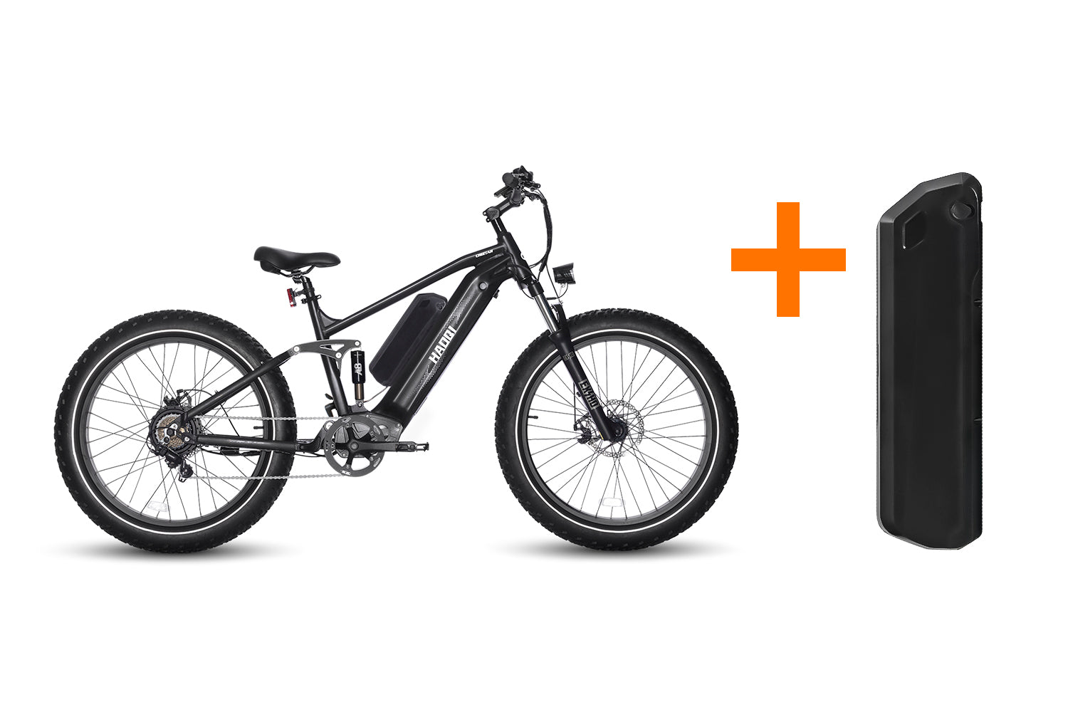 HAOQI Cheetah Full Suspension Electric Bike (UL Certified)