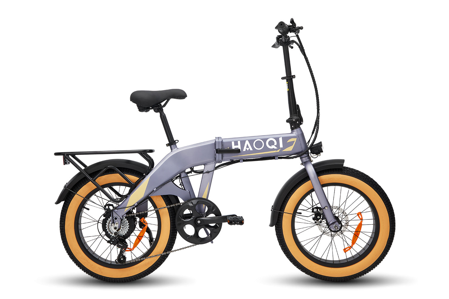 HAOQI Squirrel Folding Electric Bike - Mist gray HAOQI Squirrel Folding Electric Bike - Mist gray
