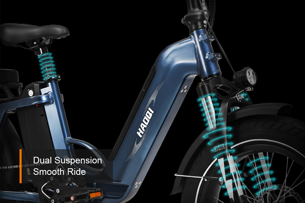 HAOQI Camel Electric Cargo Bike - Latest SUV Ebike (UL Certified)