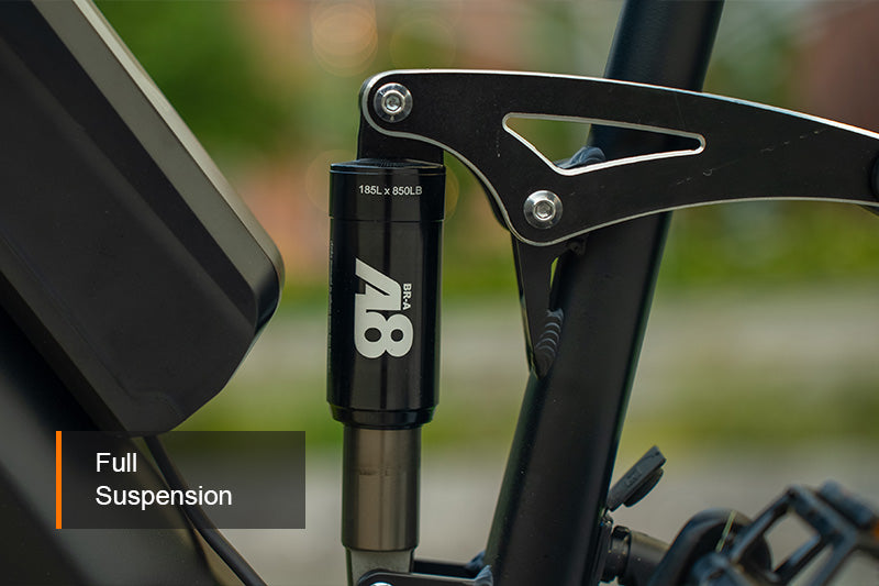 HAOQI Cheetah Full Suspension Electric Bike (UL Certified)