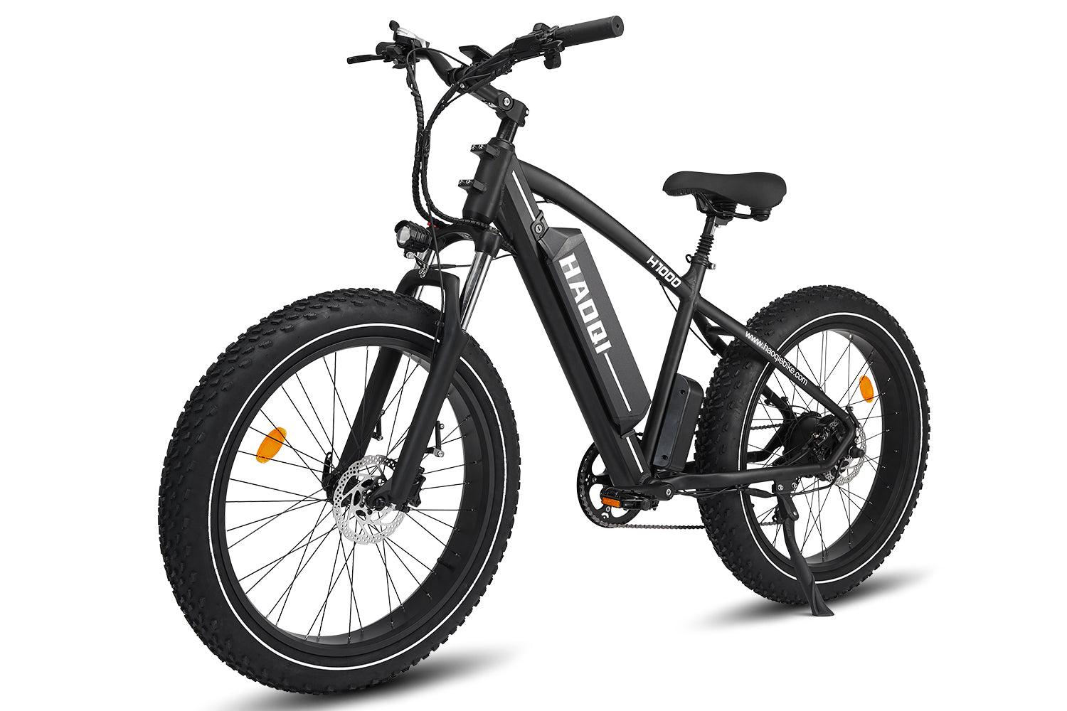 HAOQI Leopard Pro 20Ah Fat Tire Electric Bike| Black | Electric Bicycle [electric bike] [HAOQI ebike]