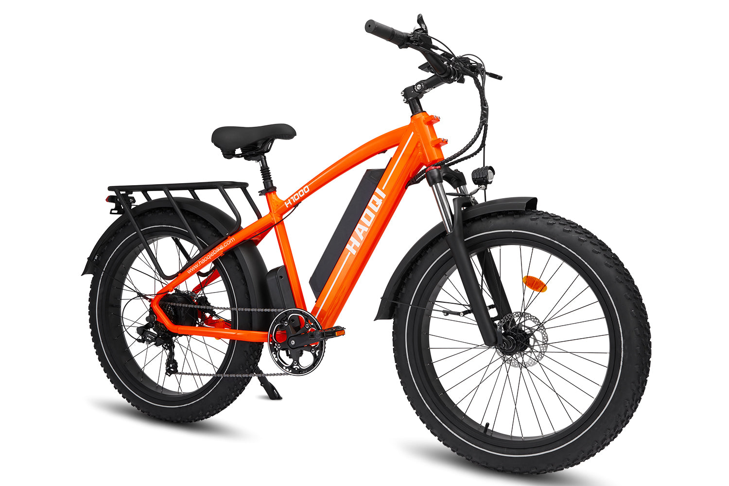 HAOQI Leopard Pro 20Ah Fat Tire Electric Bike| Black | Electric Bicycle [electric bike] [HAOQI ebike]