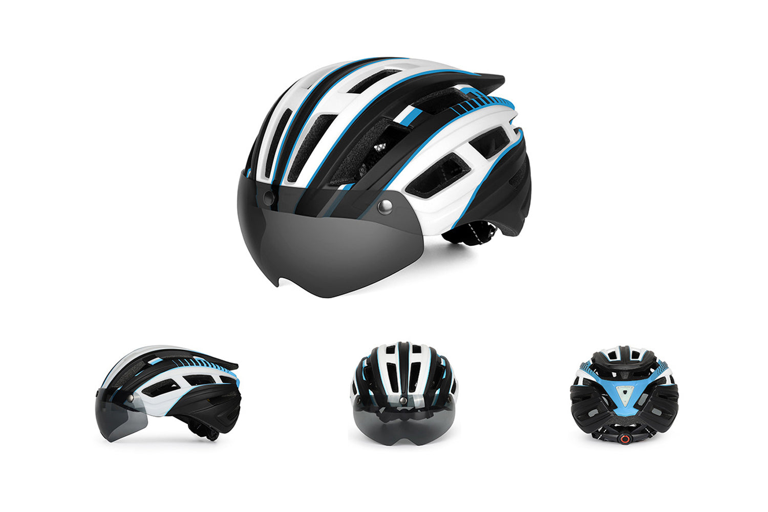 snap on electric bicycle Magnetic Snap-On Ebike Helmet with Windproof Visor
