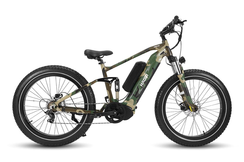 HAOQI Cheetah Pro Mid-Drive Full Suspension Ebike [electric bike] [HAOQI ebike]
