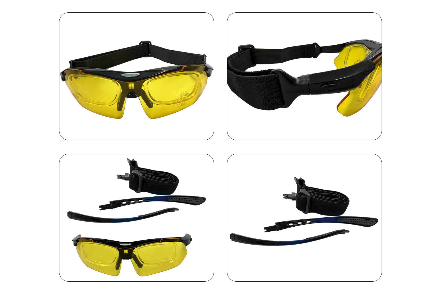 Ebike Sunglasses with 5 Interchangeable Lenses [electric bike] [HAOQI ebike]