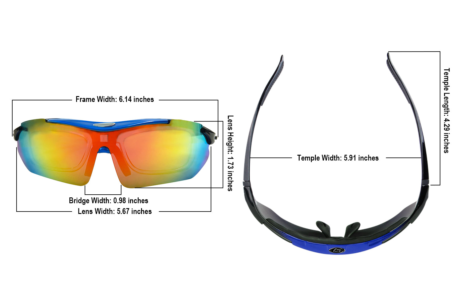 Ebike Sunglasses with 5 Interchangeable Lenses [electric bike] [HAOQI ebike]