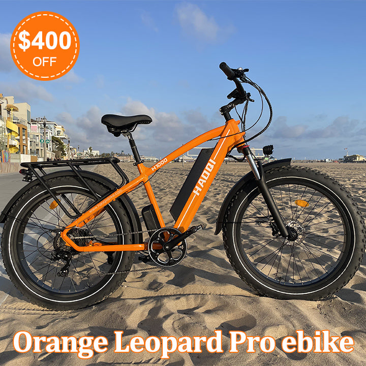 Orange Leopard Pro ebike $400 OFF