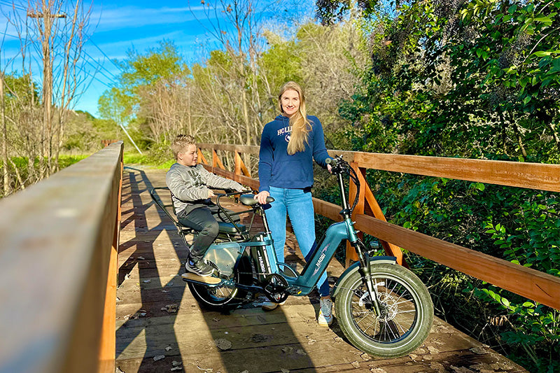 HAOQI Camel Dual Battery Electric Cargo Bike (UL Certified)