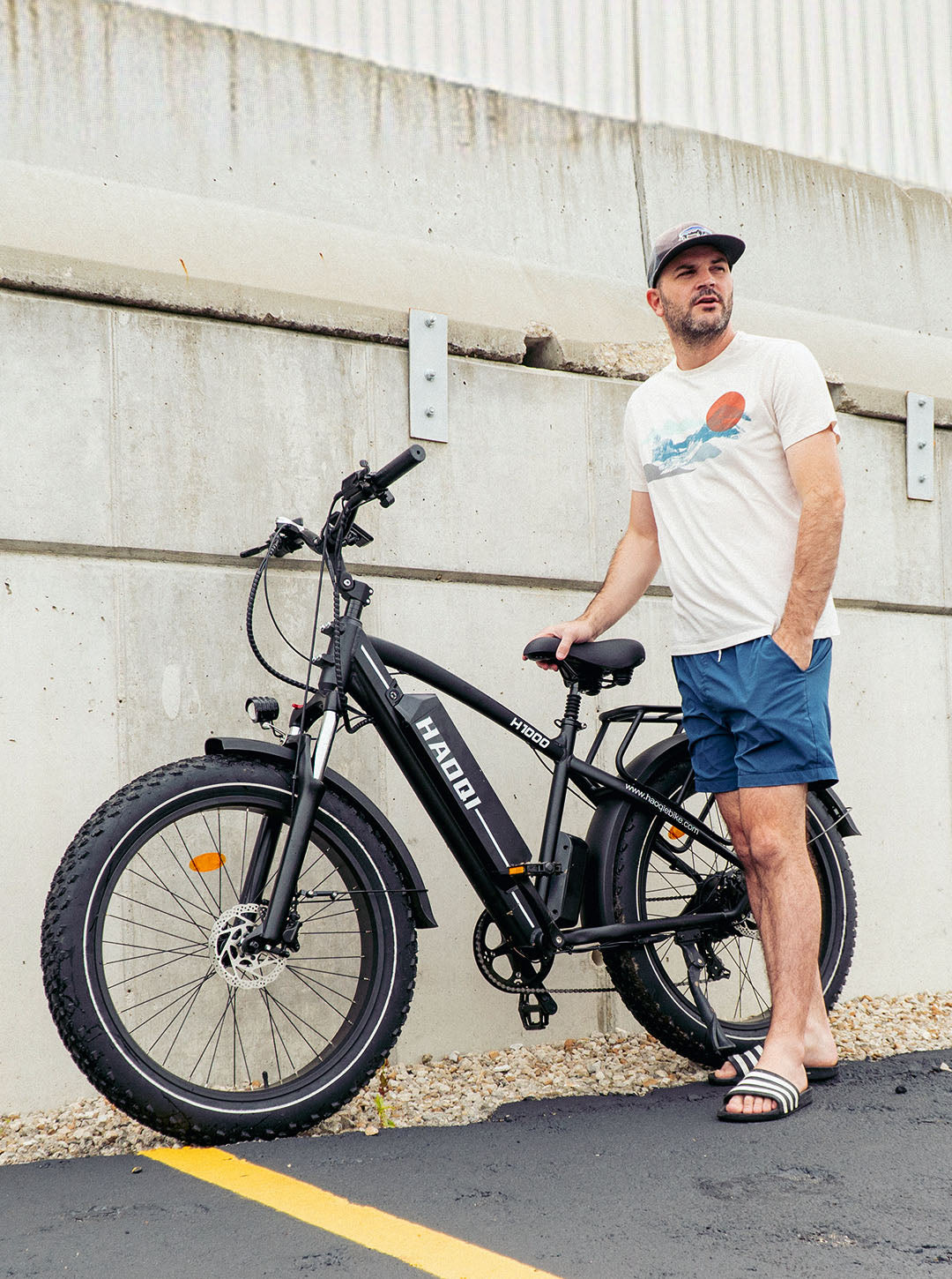 Black Leopard 48V 20Ah Fat Tire Electric Bike - HAOQI EBIKE