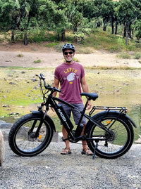 HAOQI Black Leopard Pro Fat Tire Electric Bike