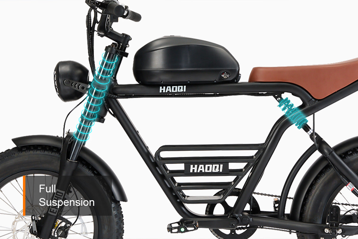 San Clemente Epic Power Bikes HAOQI Rhino 1000W Softail Electric