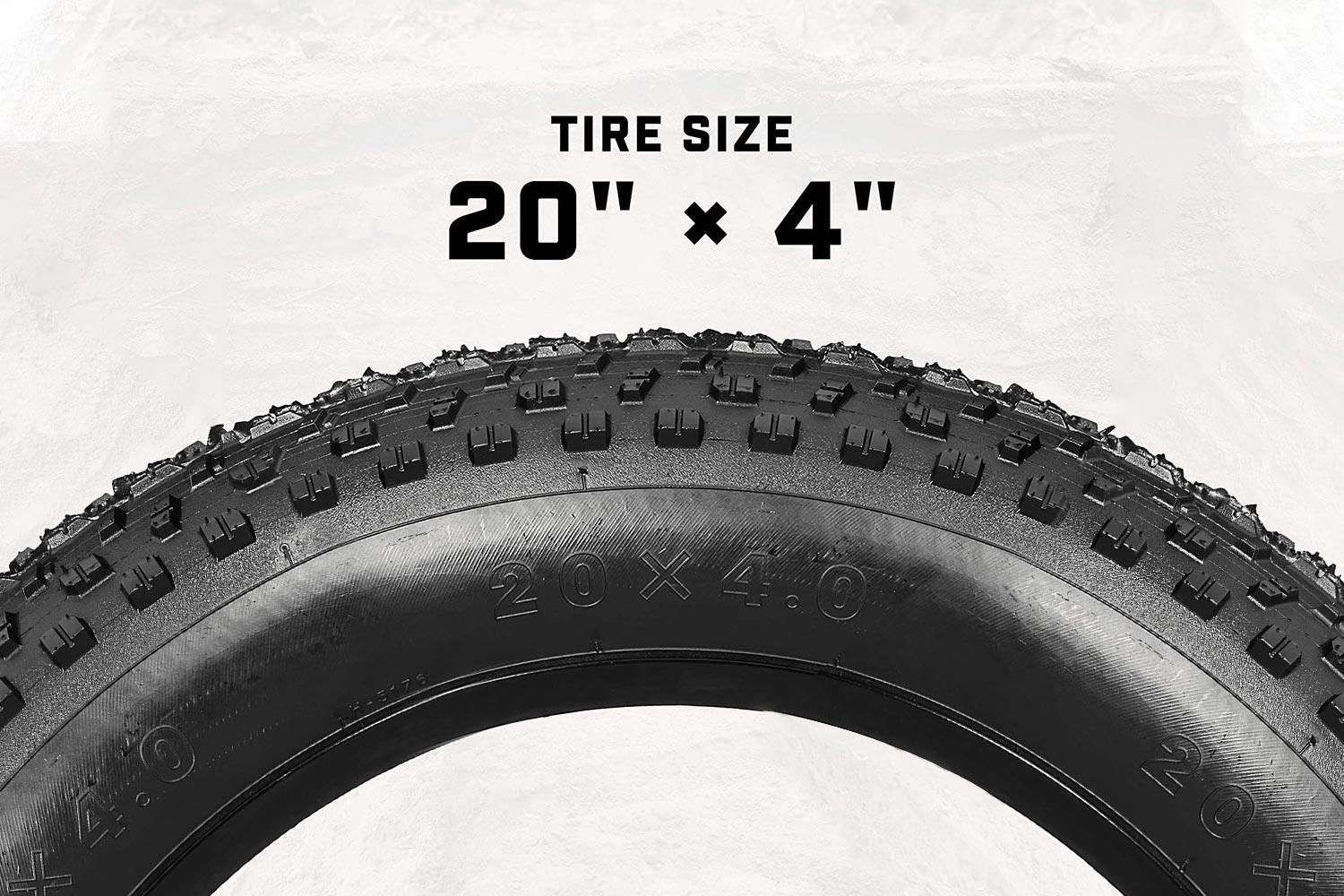 HAOQI Bike Tire, 20*4''(Antelope|Camel|Squirrel|Rhino)