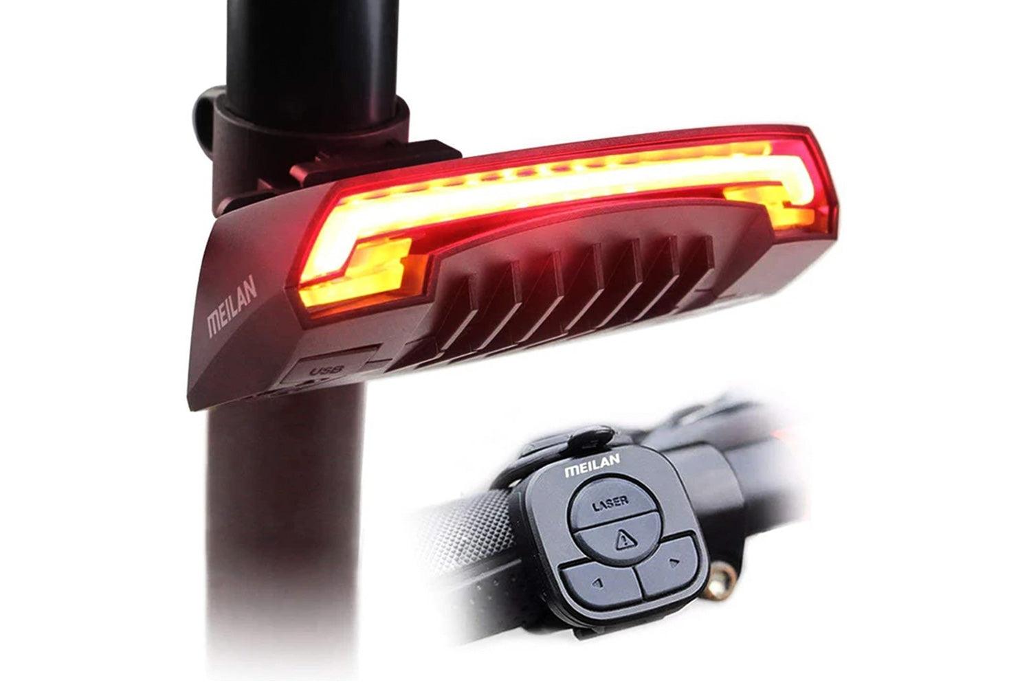 Smart Bike Tail Light with Turn Signals [electric bike] [HAOQI ebike]