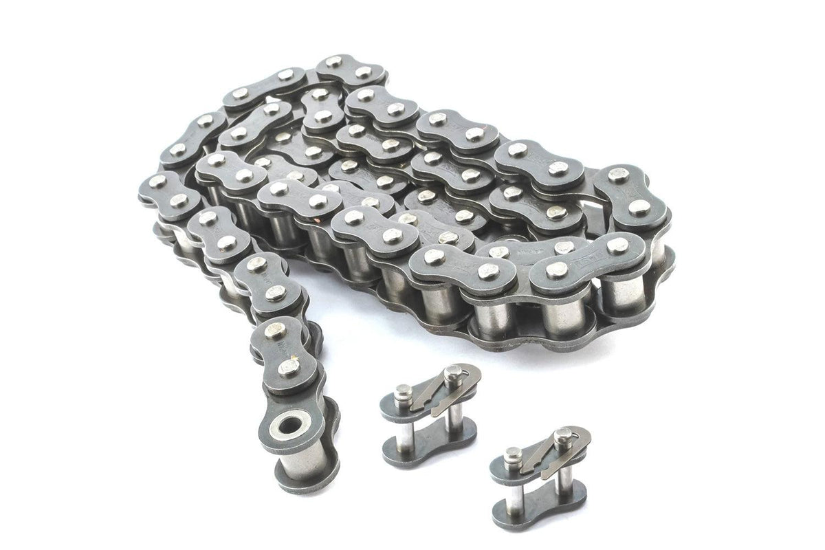 Роликовая цепь. 10000x10 Roller Chain. Roller Chain Nickel Plated. Rollenkette. Норвежские соединительные звенья.